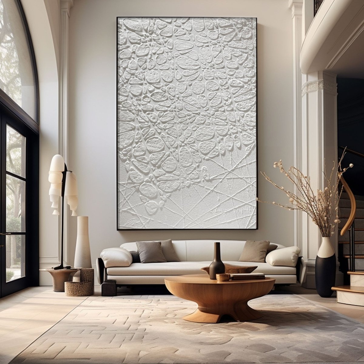 Plaster Art Texture Painting HBV323 - royalbrushart