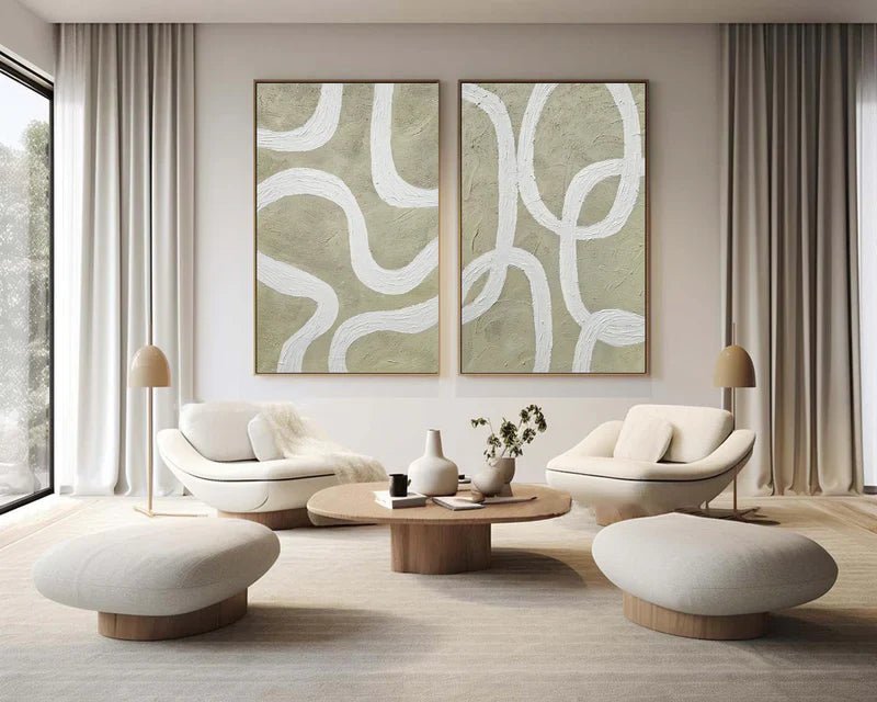 Contemporary Minimalist Art RAB699 - royalbrushart