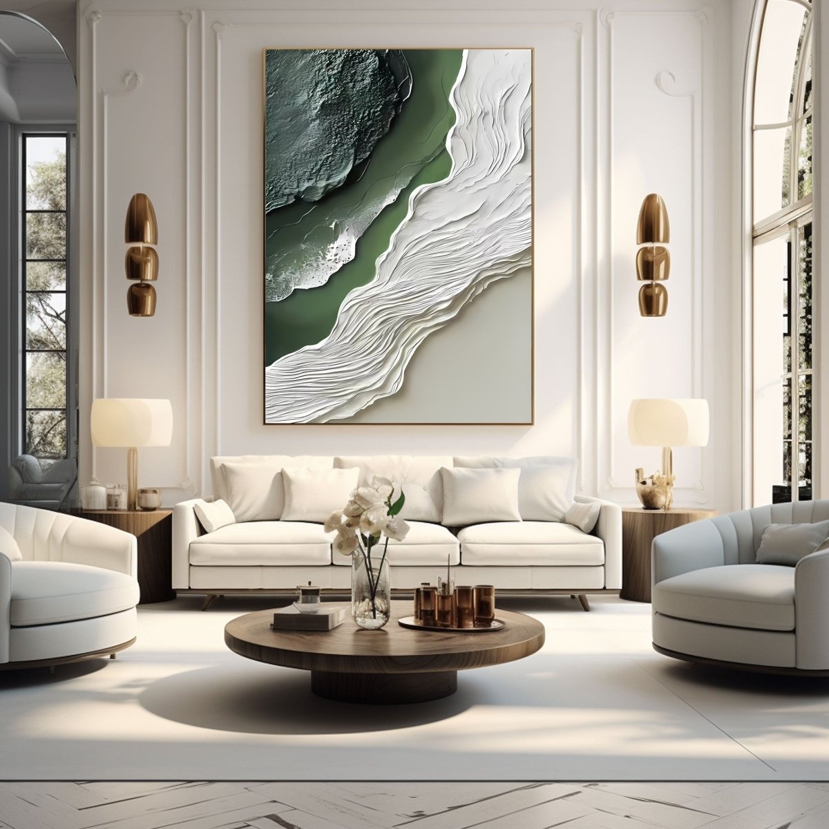 plaster art Texture Painting RAB361 - royalbrushart