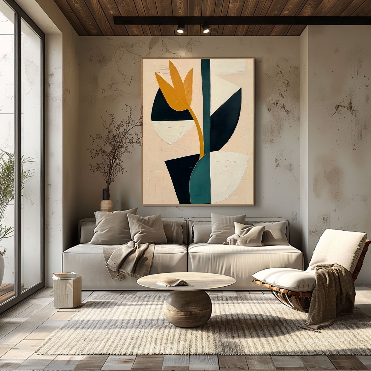 Wabi Sabi Wall Art RAB672 - royalbrushart