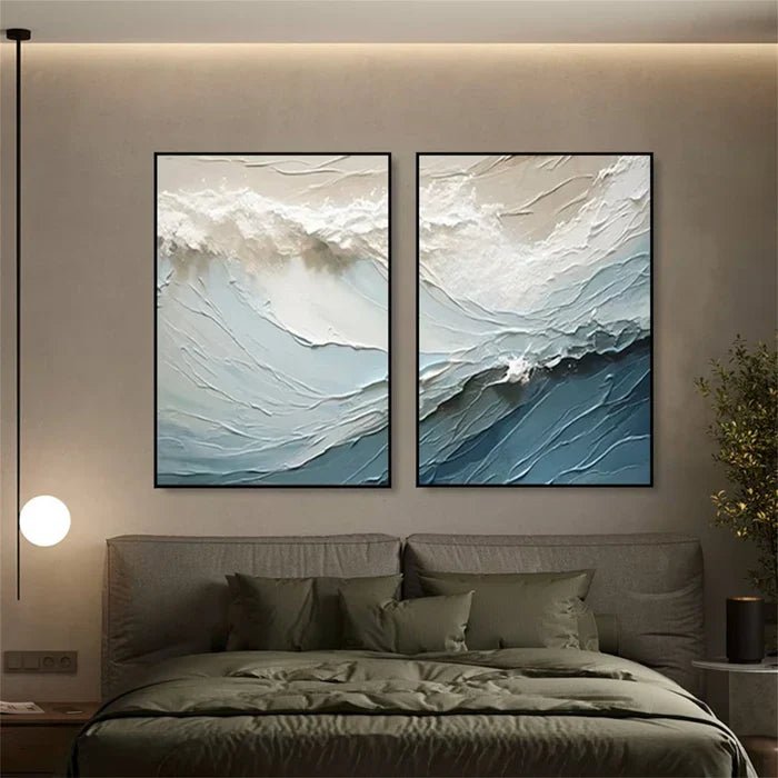 Abstract Painting Set Of 2 RAB648 - royalbrushart