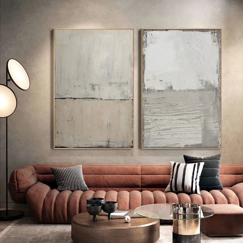 Abstract Painting Set Of 2 RAB731 - royalbrushart