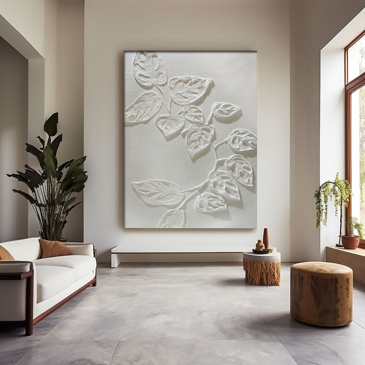 Plaster Art Texture Painting HBV314 - royalbrushart