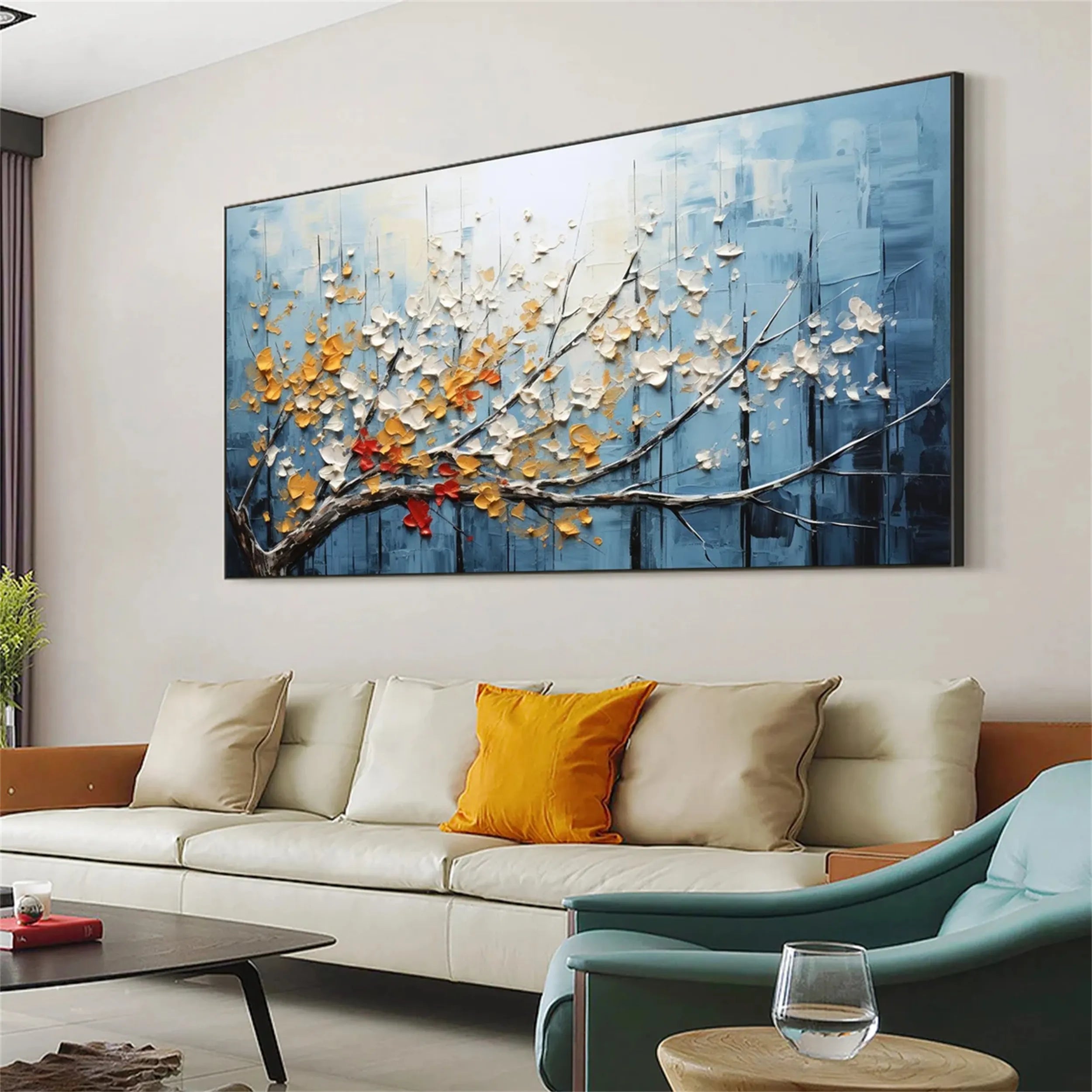 plaster art texture Painting RAB005 - royalbrushart
