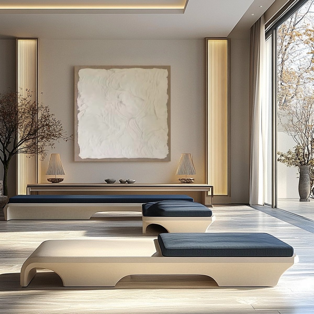 Contemporary Minimalist Art RAB377 - royalbrushart