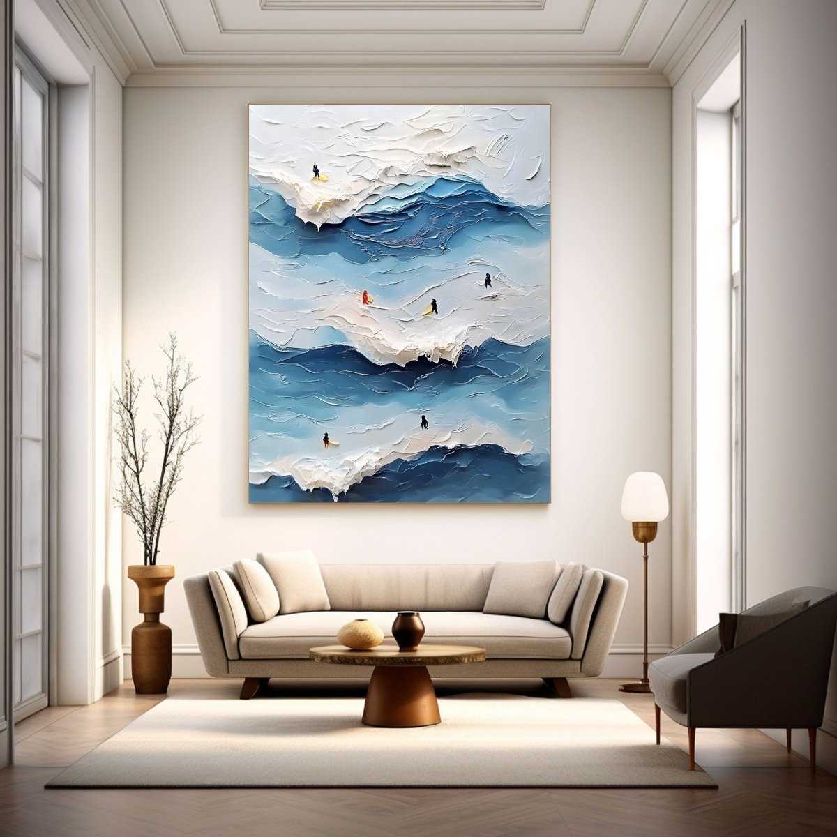 Plaster Art Texture Painting RAB664 - royalbrushart