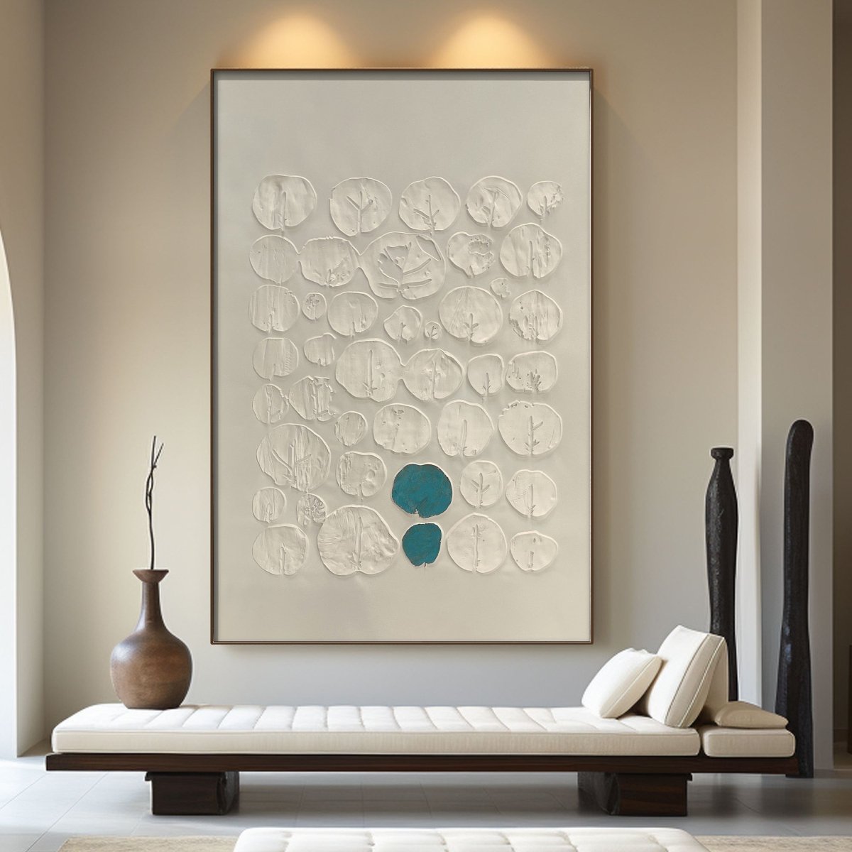 Plaster Art Texture Painting HBV165 - royalbrushart