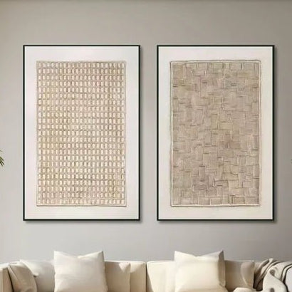 Abstract Painting Set Of 2RAB645 - royalbrushart