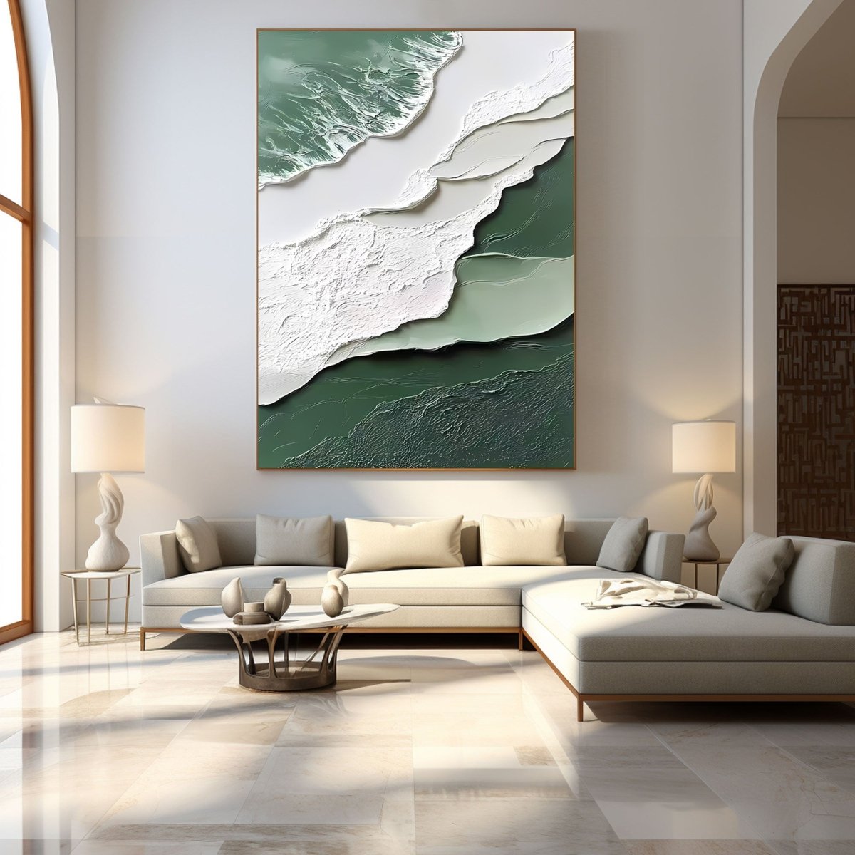 plaster art Texture Painting RAB307 - royalbrushart