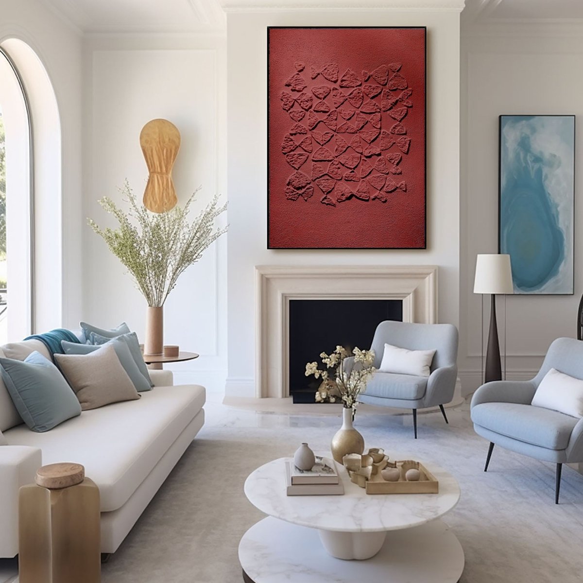 PLASTER ART TEXTURE PAINTING HBV196 - royalbrushart