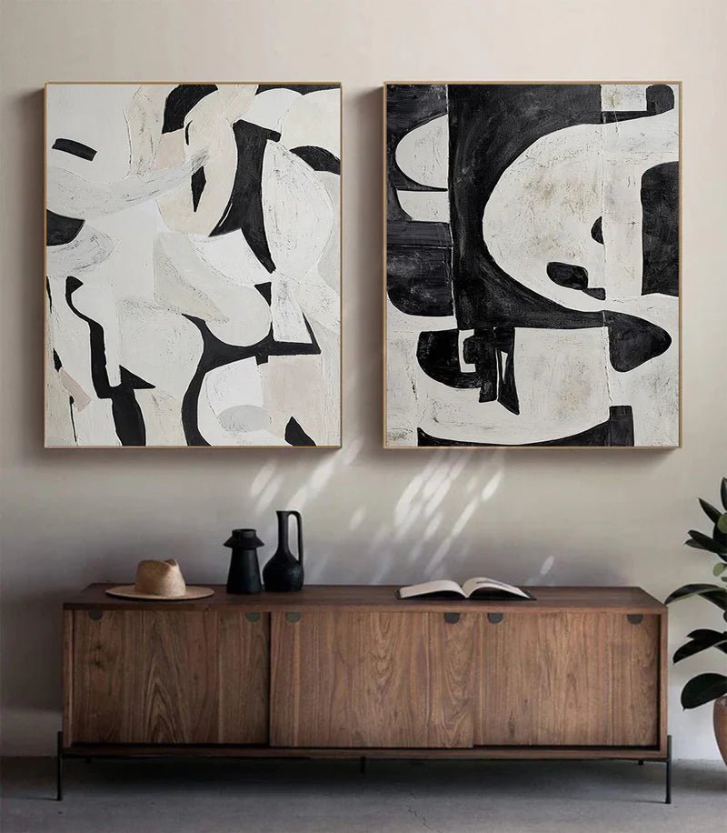 Abstract Painting Set Of 2 RAB725 - royalbrushart