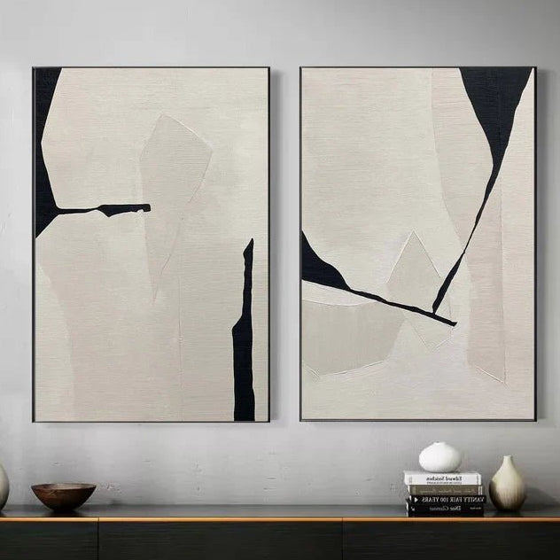 Abstract Painting Set Of 2 RAB711 - royalbrushart