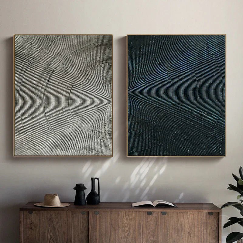 Abstract Painting Set Of 2 RAB696 - royalbrushart