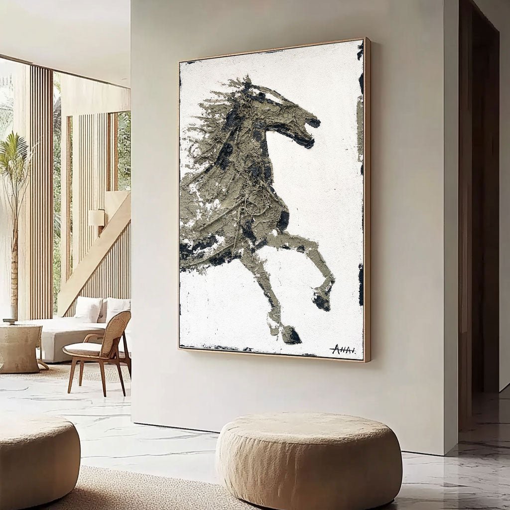 Abstract Horse Art RAB476 - royalbrushart