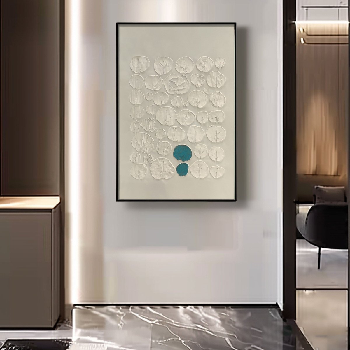 Plaster Art Texture Painting HBV165 - royalbrushart