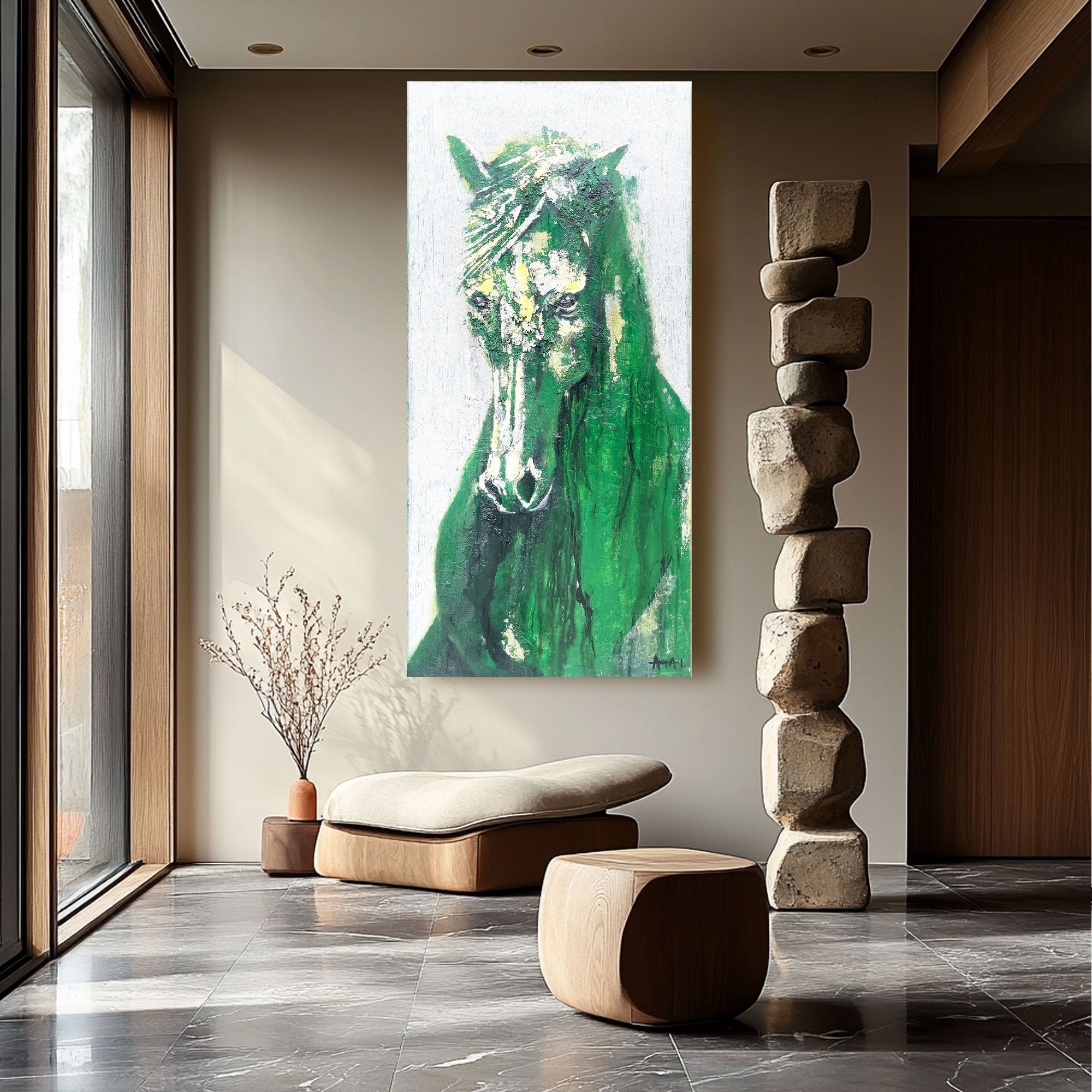 Contemporary Horse Art #RAB534