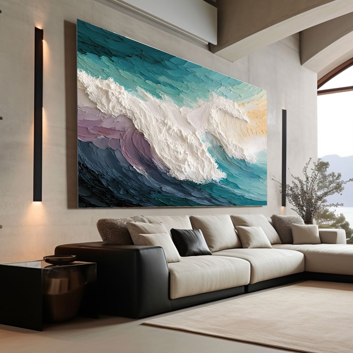plaster art Texture Painting RAB446 - royalbrushart
