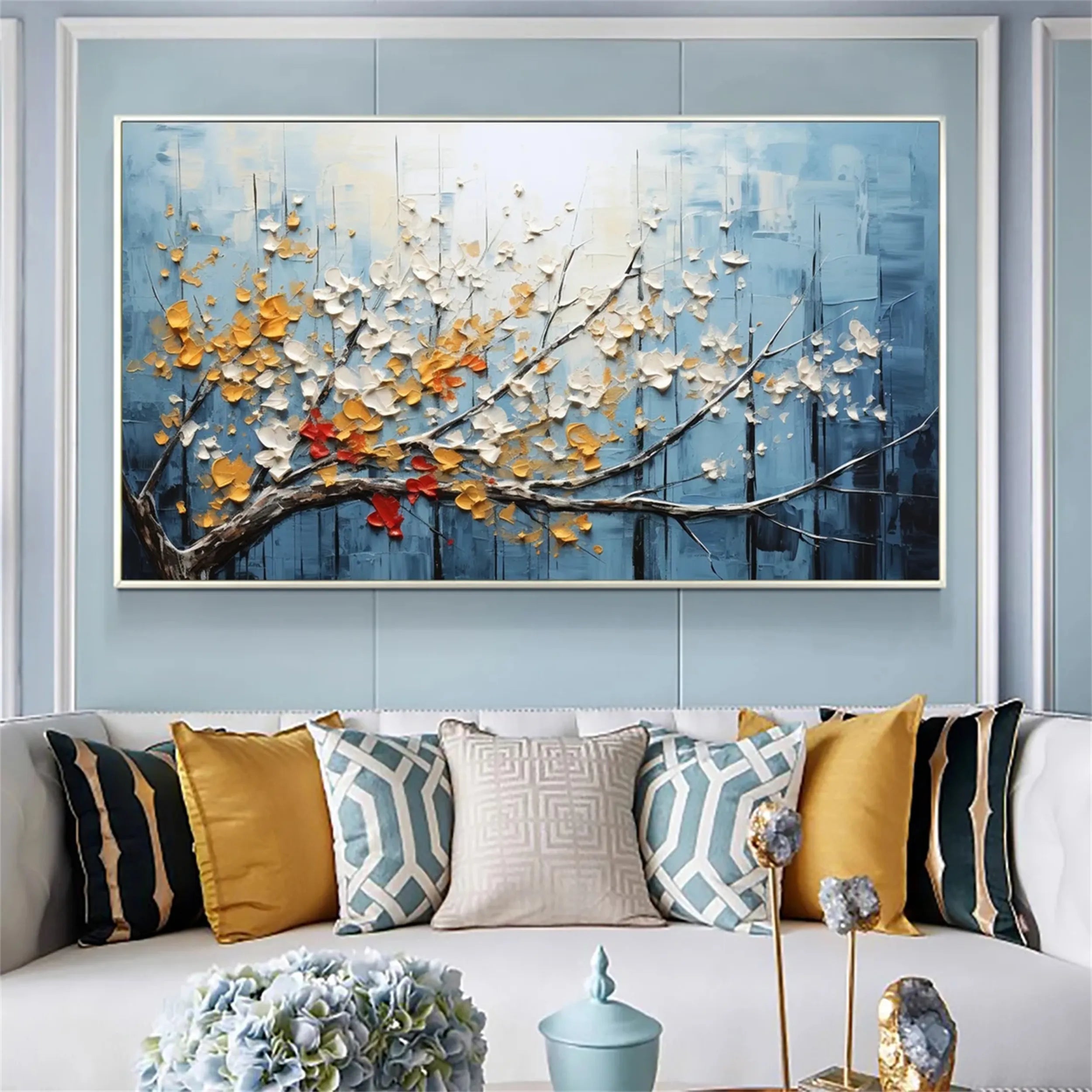 plaster art texture Painting RAB005 - royalbrushart