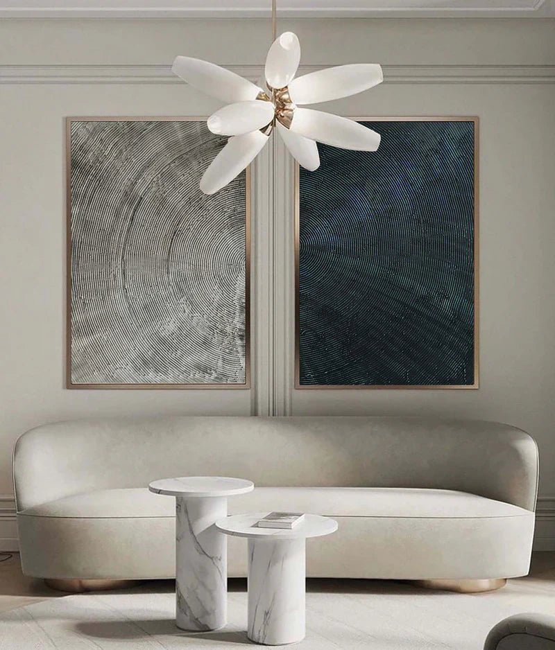 Abstract Painting Set Of 2 RAB696 - royalbrushart