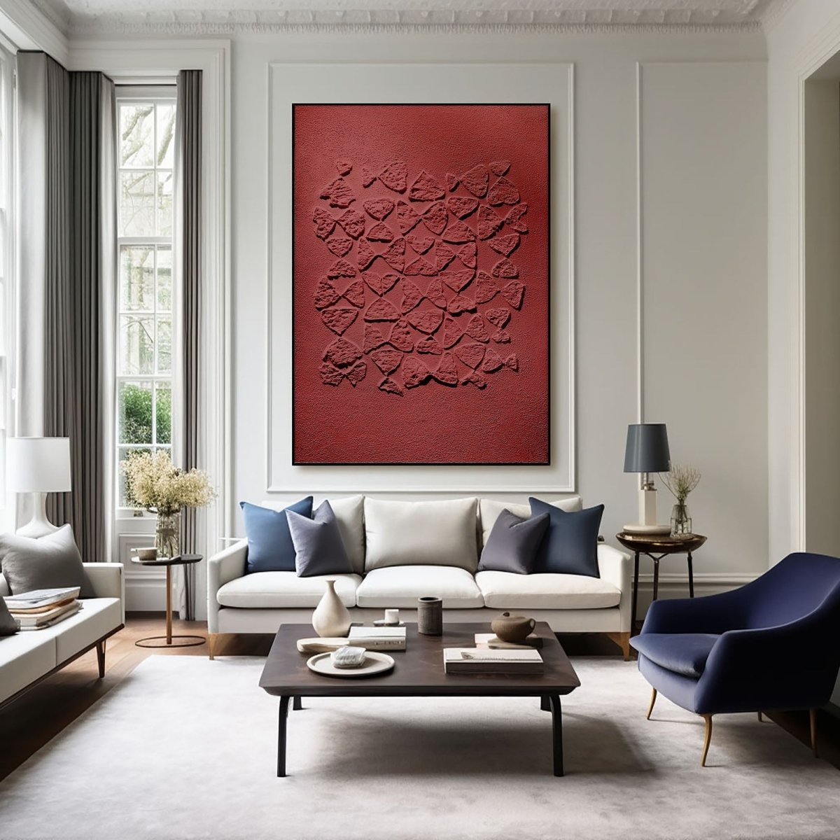 PLASTER ART TEXTURE PAINTING HBV196 - royalbrushart