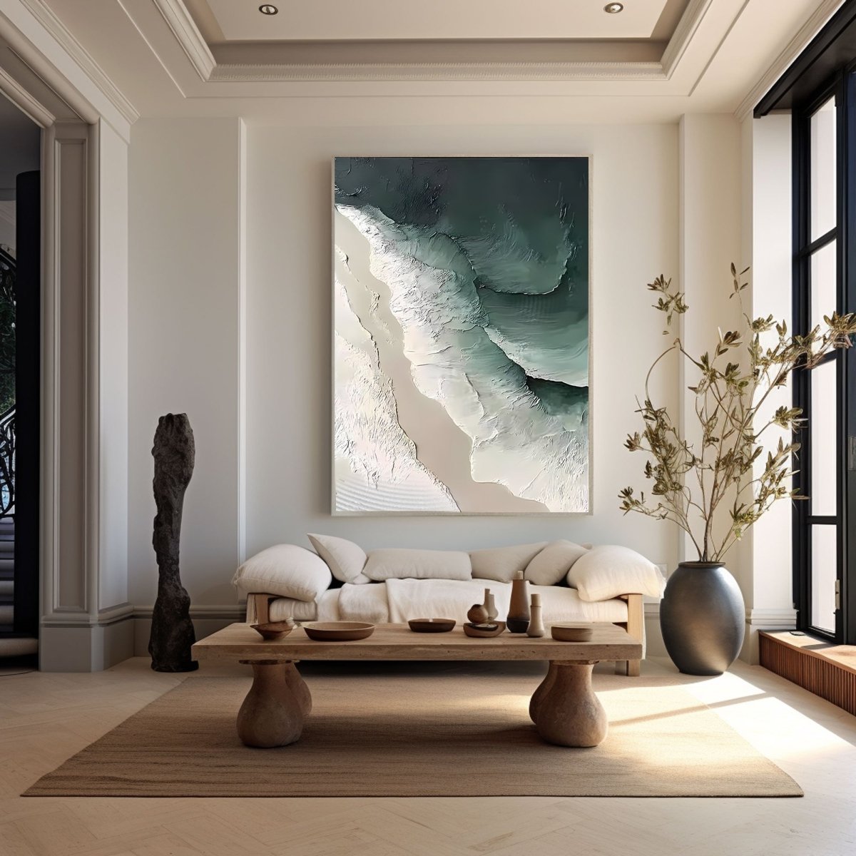 plaster art Texture Painting RAB367 - royalbrushart