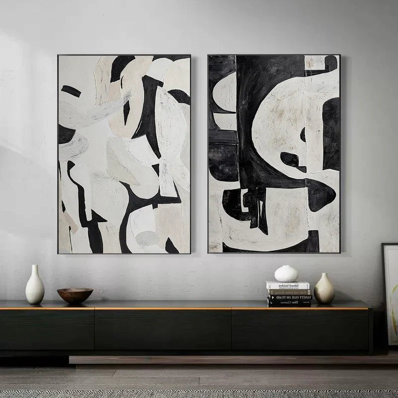 Abstract Painting Set Of 2 RAB725 - royalbrushart