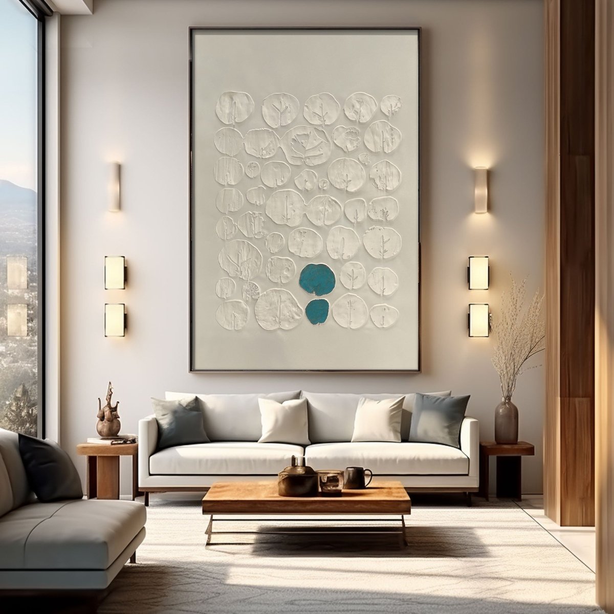 Plaster Art Texture Painting HBV165 - royalbrushart