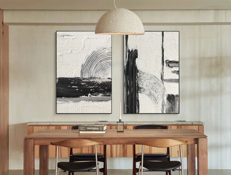 Abstract Painting Set Of 2 RAB700 - royalbrushart