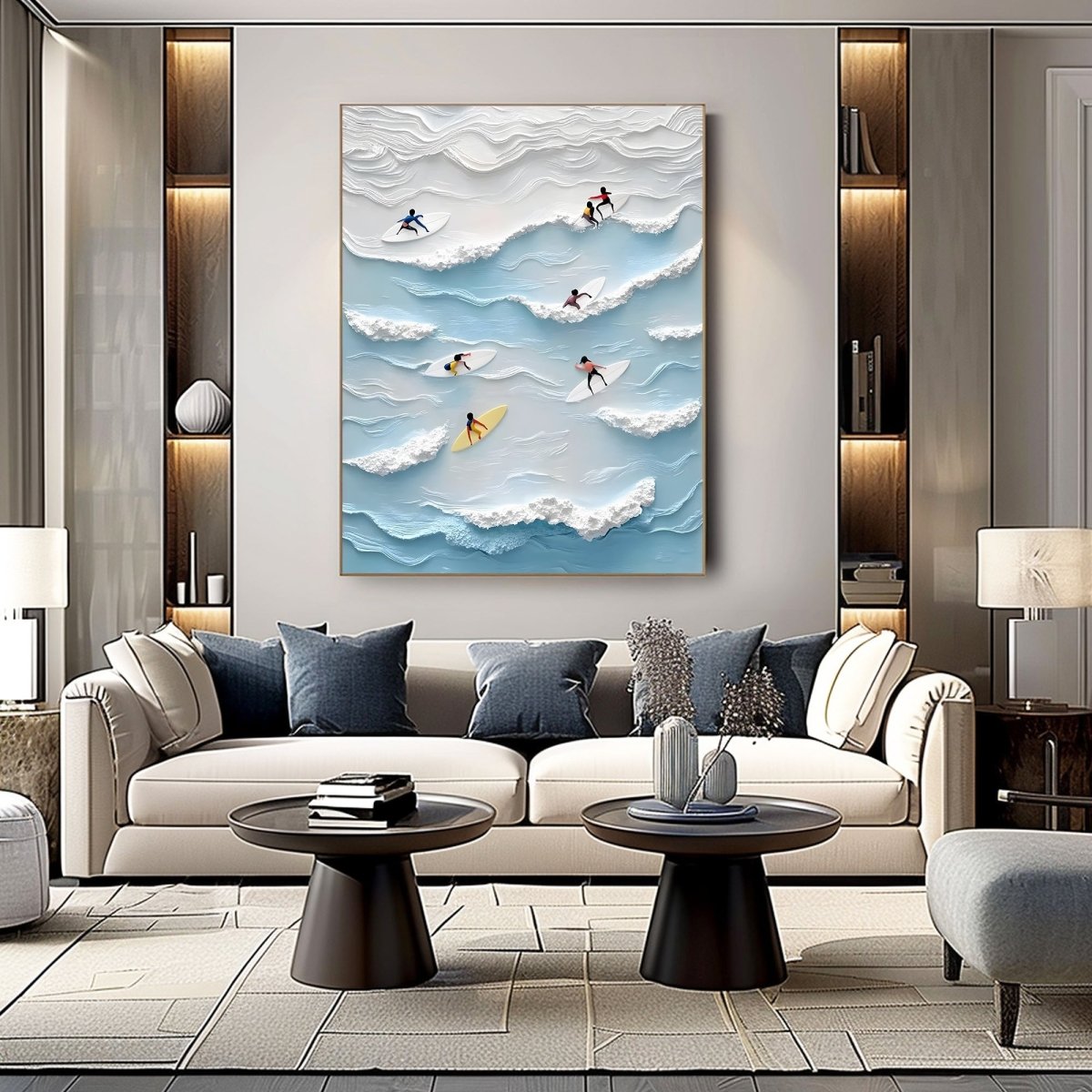 Plaster Art Texture Painting RAB663 - royalbrushart