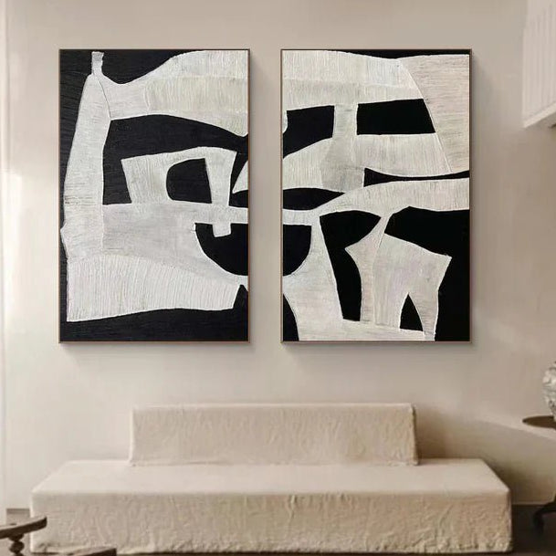 Abstract Painting Set Of 2 RAB642 - royalbrushart