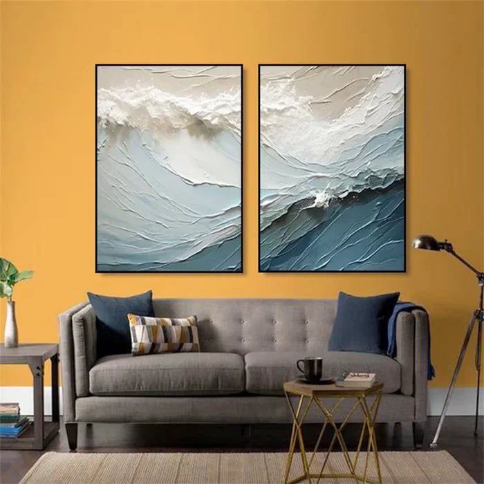 Abstract Painting Set Of 2 RAB648 - royalbrushart