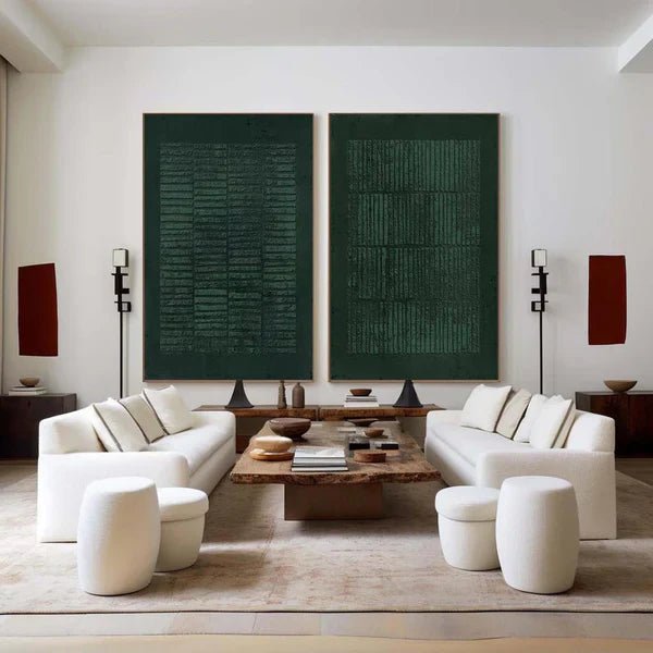Abstract Painting Set Of 2 RAB646 - royalbrushart