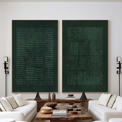 Abstract Painting Set Of 2 RAB646 - royalbrushart