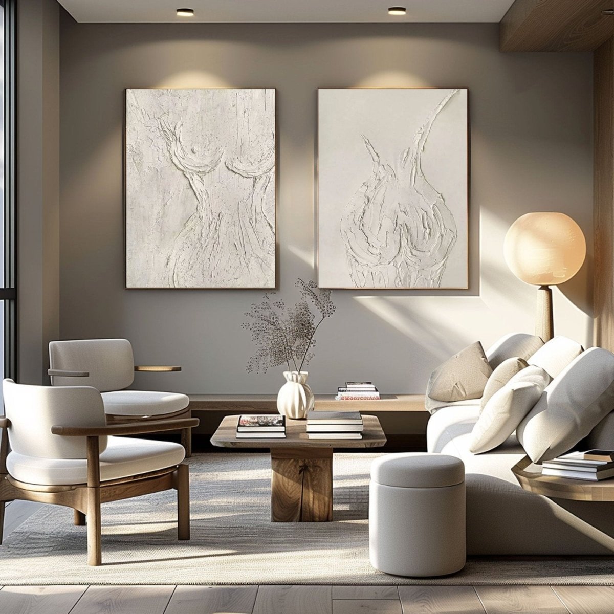 Abstract Painting Set Of 2 RAB647 - royalbrushart