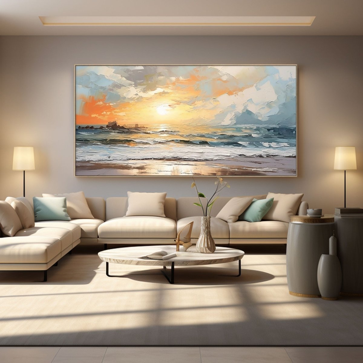 LANDSCAPE PAINTING BV386 - royalbrushart