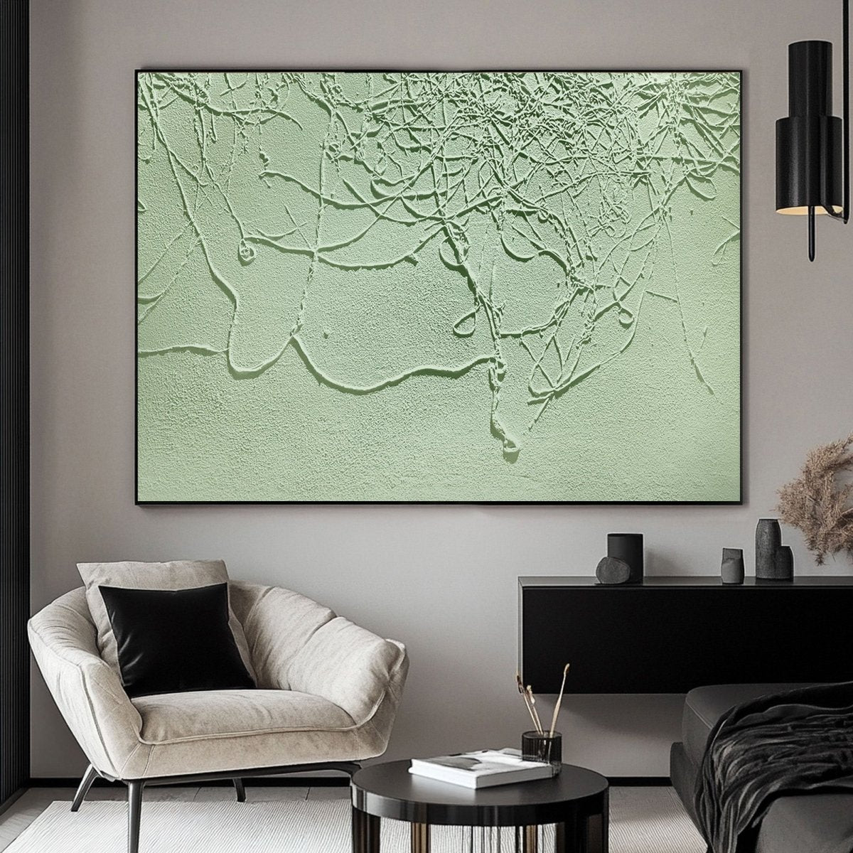 Plaster Art Texture Painting Hbv356 - royalbrushart