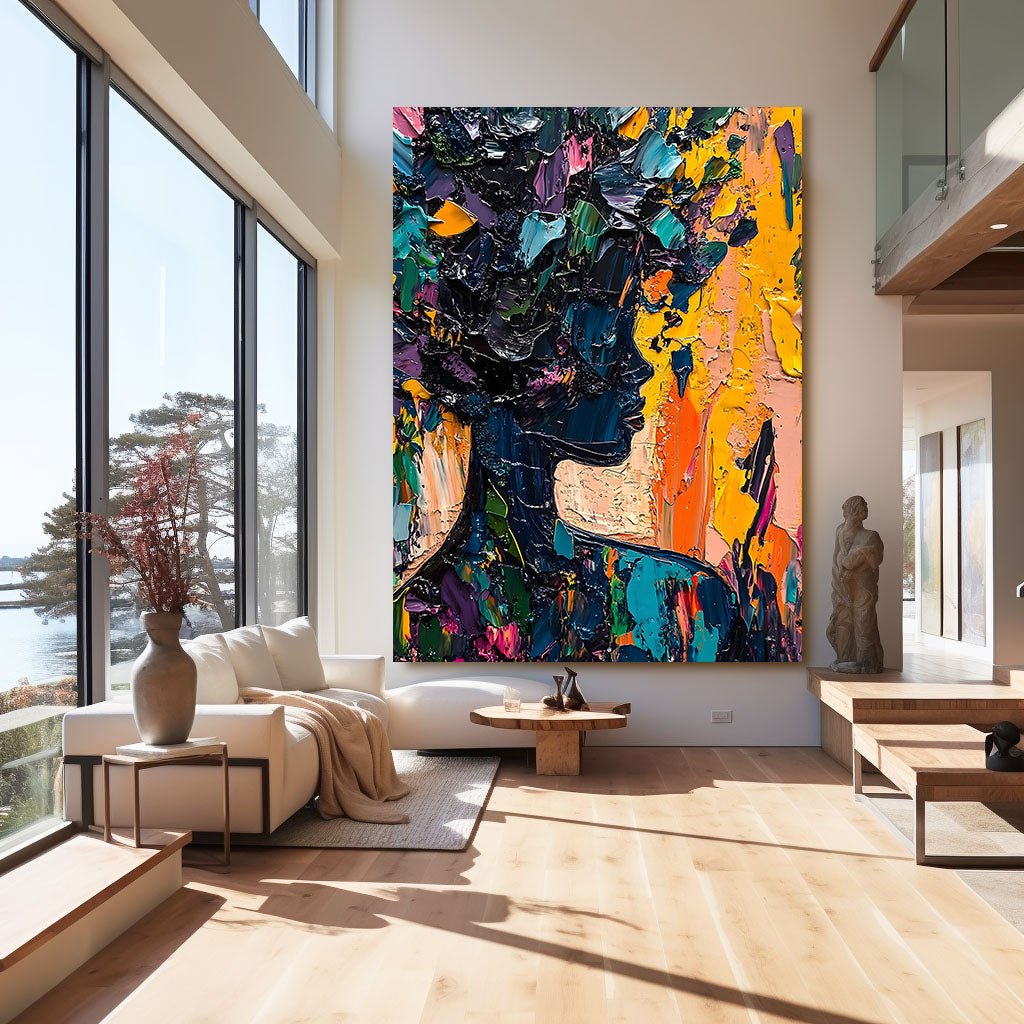 Colorful Wall Painting RAB532 - royalbrushart