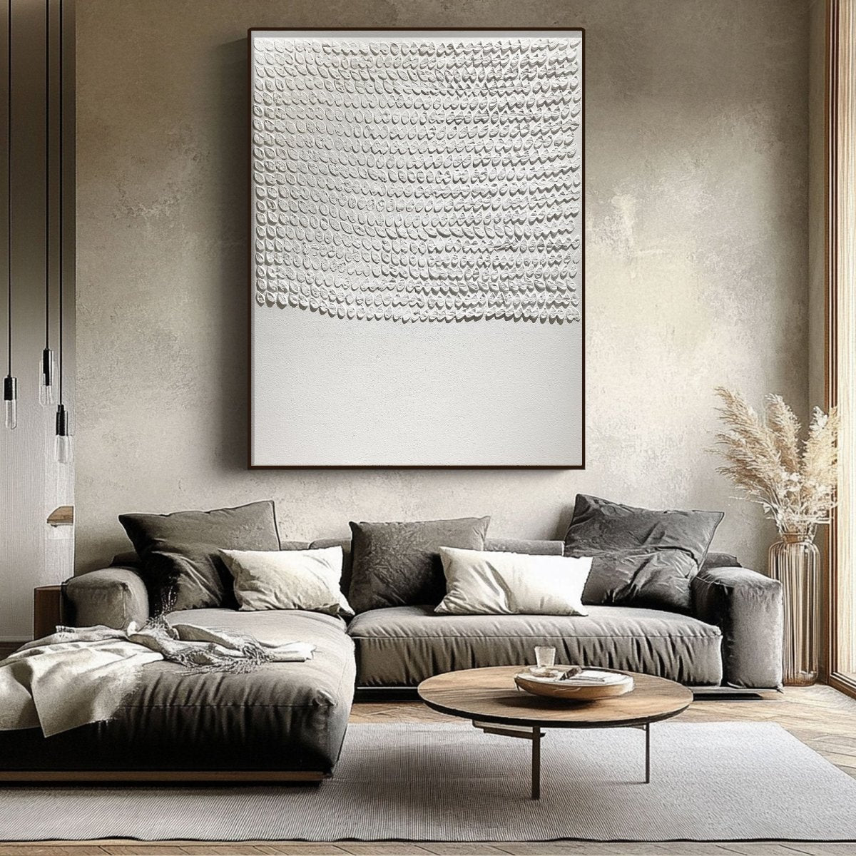 Plaster Art Texture Painting HBV220 - royalbrushart
