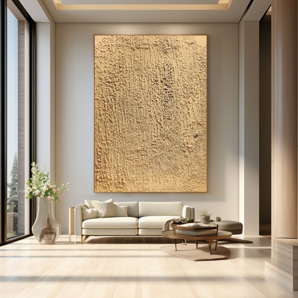 plaster Art texture painting HBV140 - royalbrushart