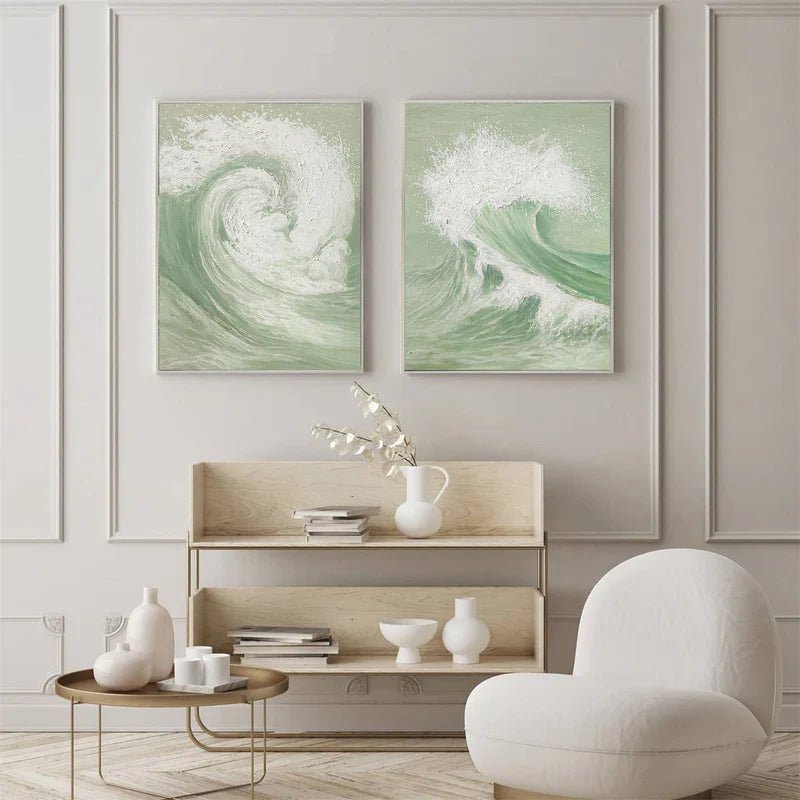 Abstract Painting Set Of 2 RAB709 - royalbrushart