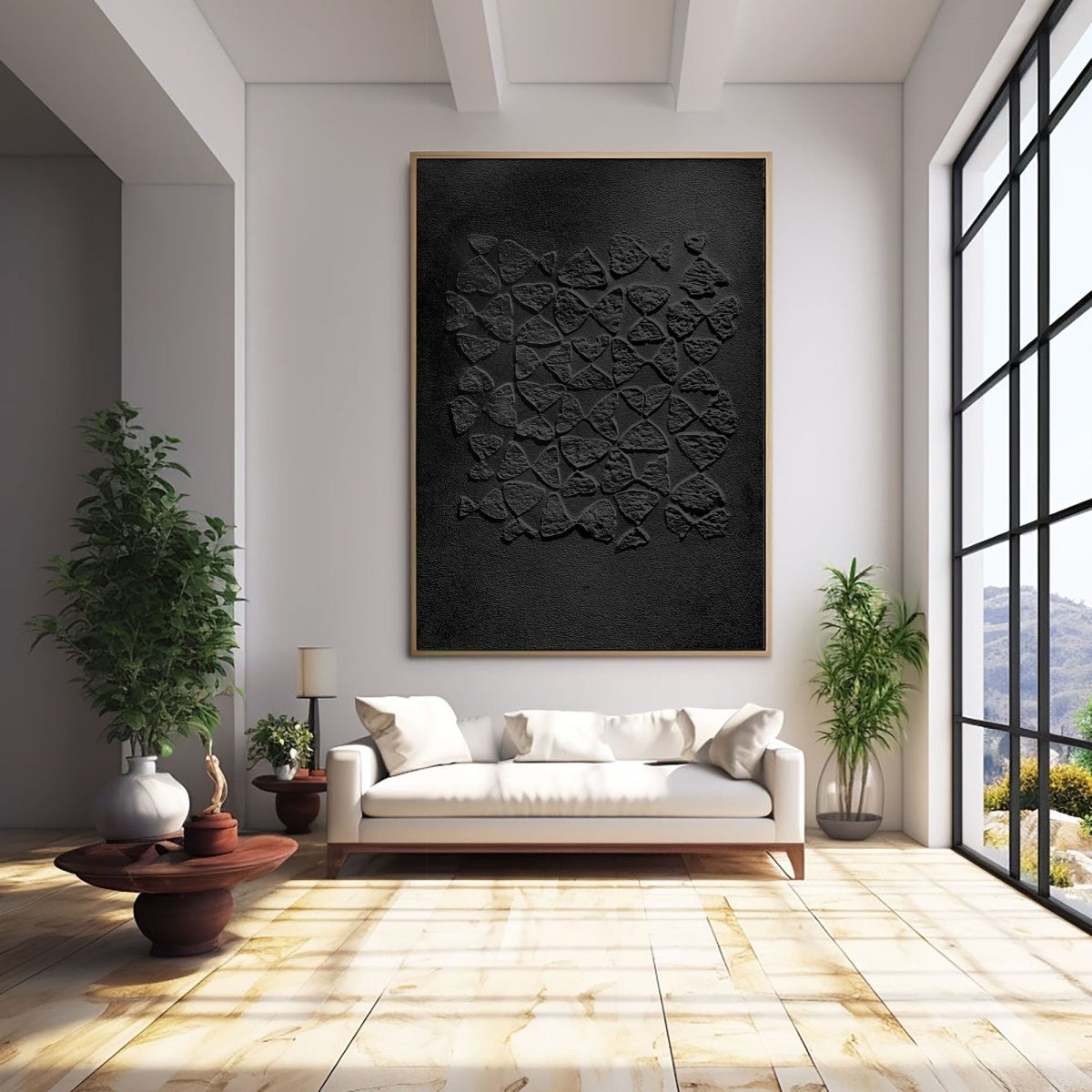 PLASTER ART ATEXTURE PAINTING HBV195 - royalbrushart