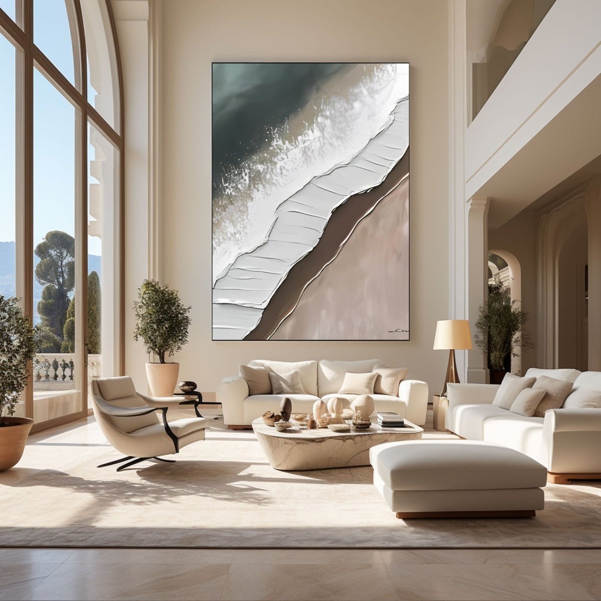 plaster art Texture Painting RAB362 - royalbrushart