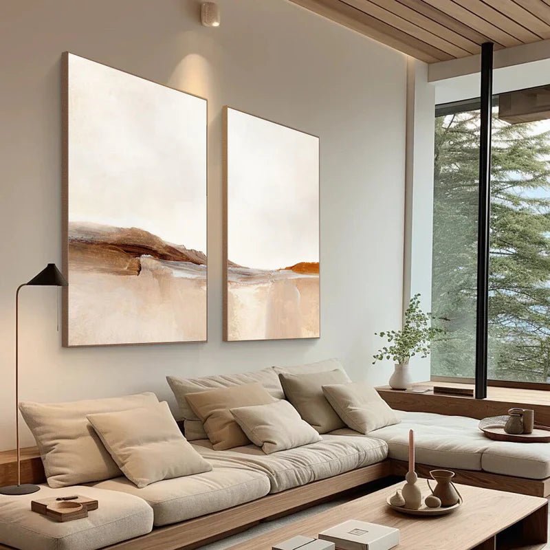 Abstract Painting Set Of 2 RAB706 - royalbrushart