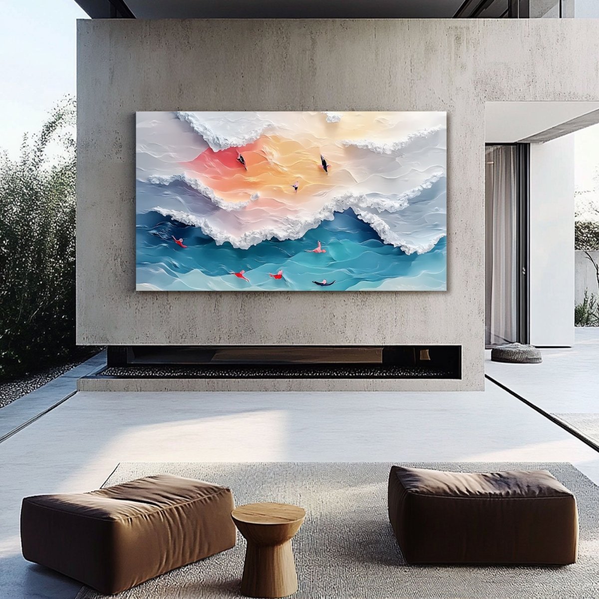 Plaster Art Texture Painting RAB684 - royalbrushart