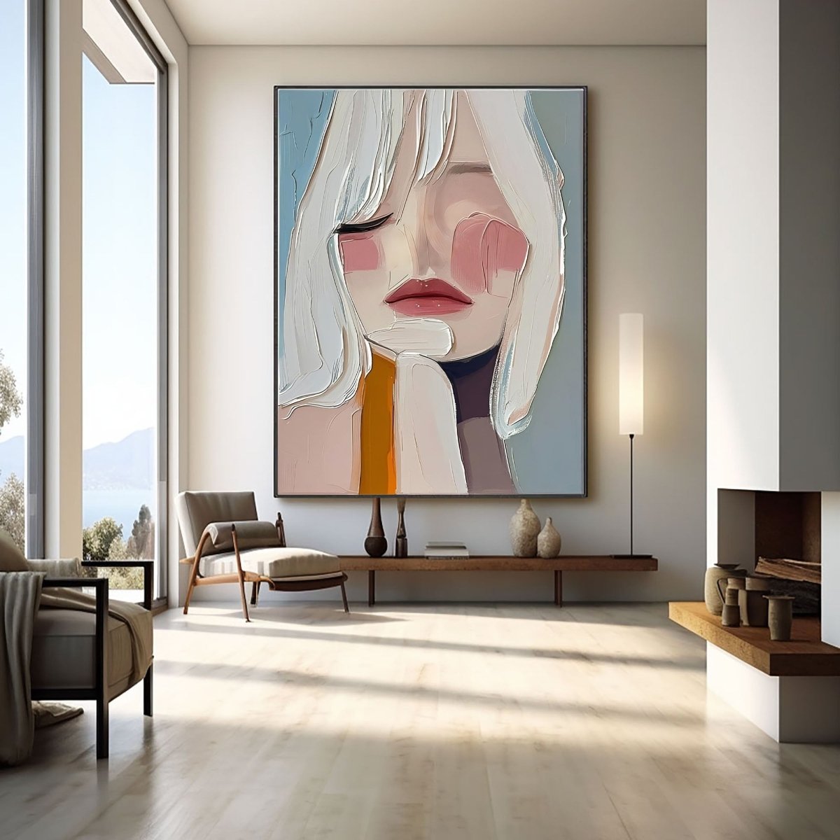 Plaster Art Texture Painting BV259 - royalbrushart