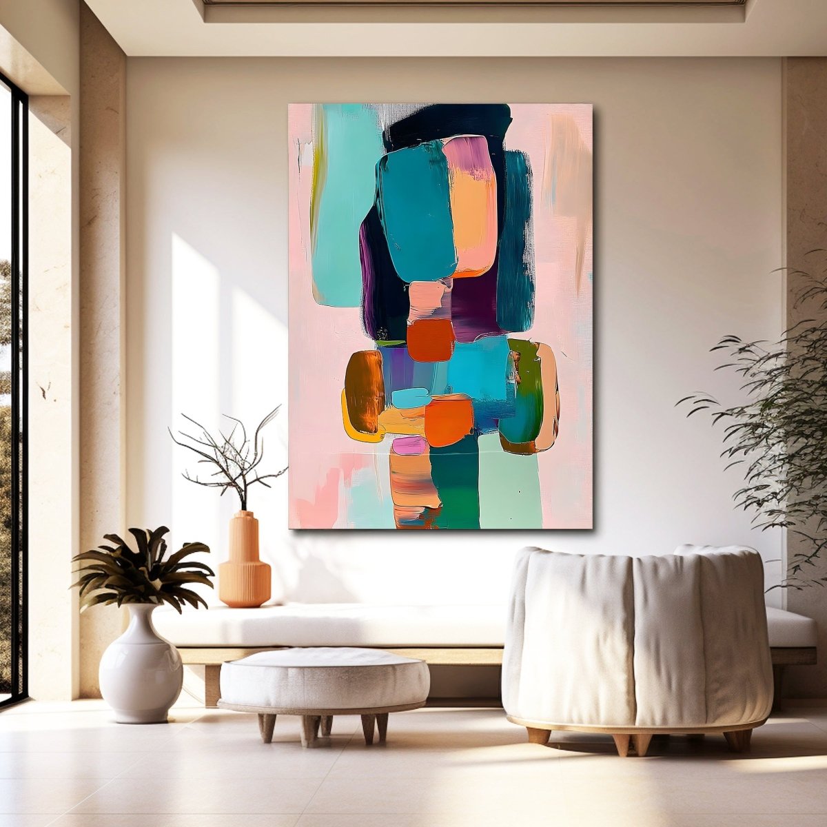 abstract painting RAB297 - royalbrushart