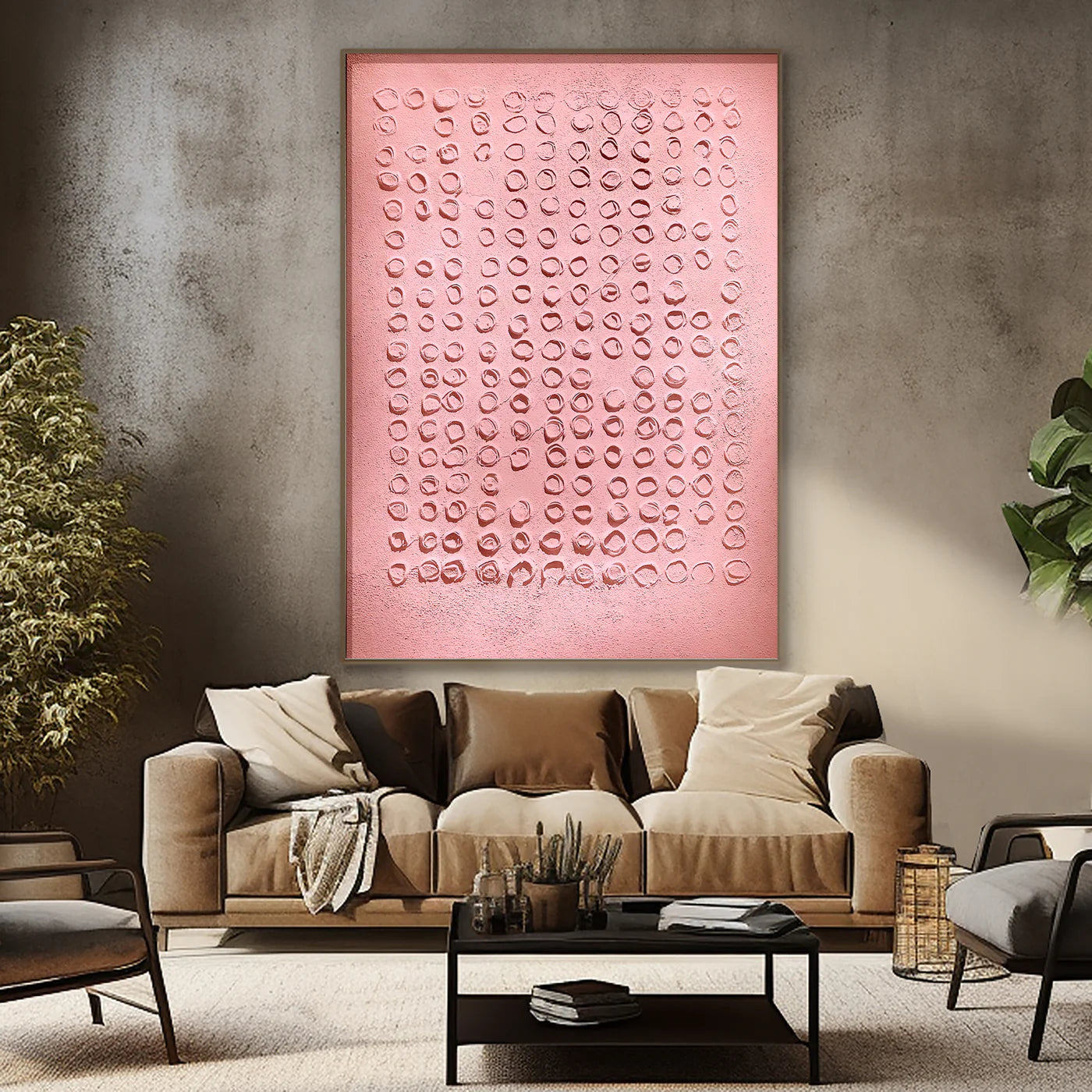 Plaster Art Texture Painting #HBV330