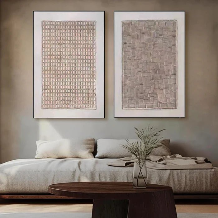 Abstract Painting Set Of 2RAB645 - royalbrushart