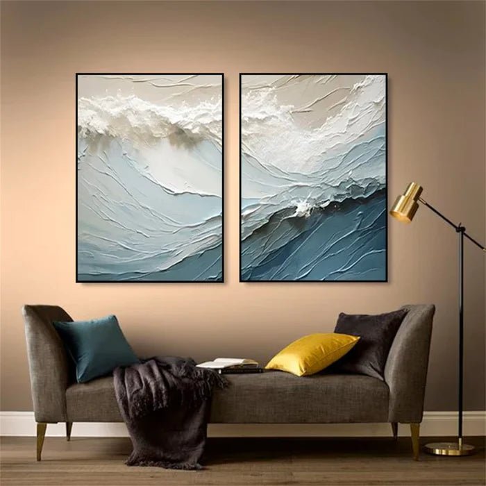 Abstract Painting Set Of 2 RAB648 - royalbrushart