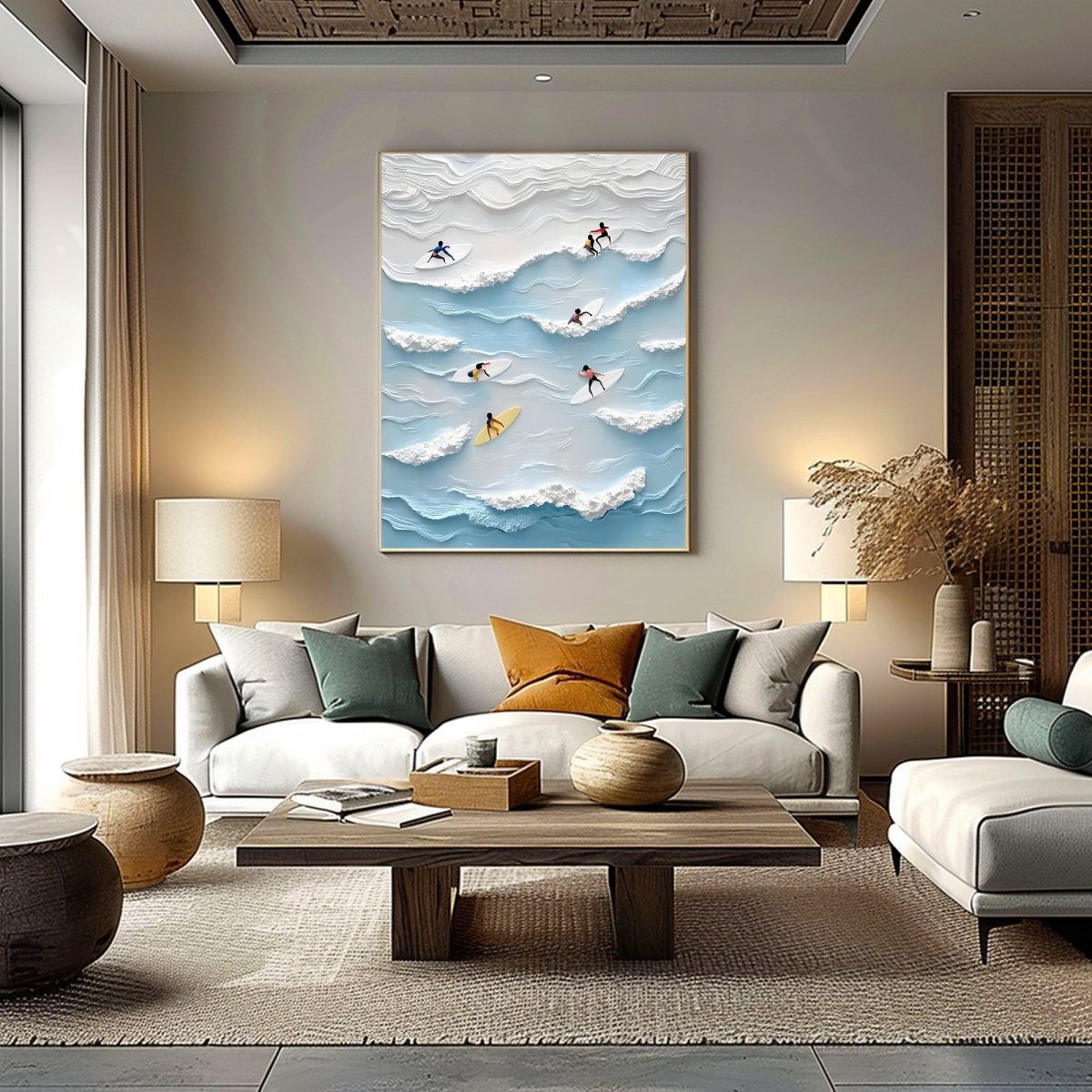 Plaster Art Texture Painting RAB663 - royalbrushart